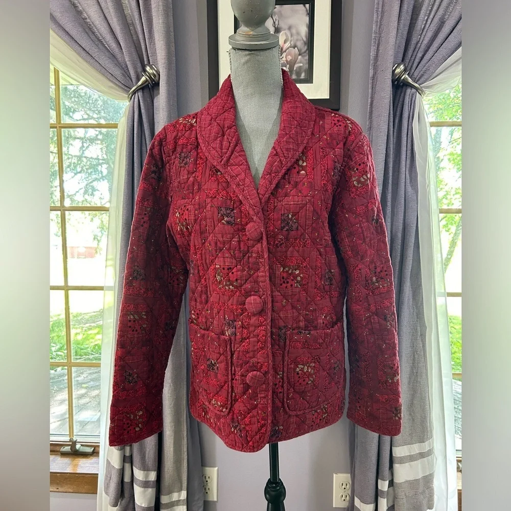Vintage Donna Sharp Quilted Jacket